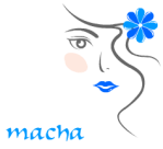Macha bleu turquoise